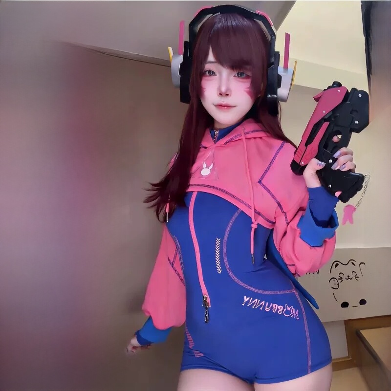 Dva Cosplay Prop - Косплей-костюм кроличьей девушки Сонг Хана Два,