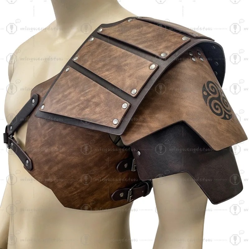 Cosplay Props - Средневековые односторонние наплечники в скандинавском стиле,