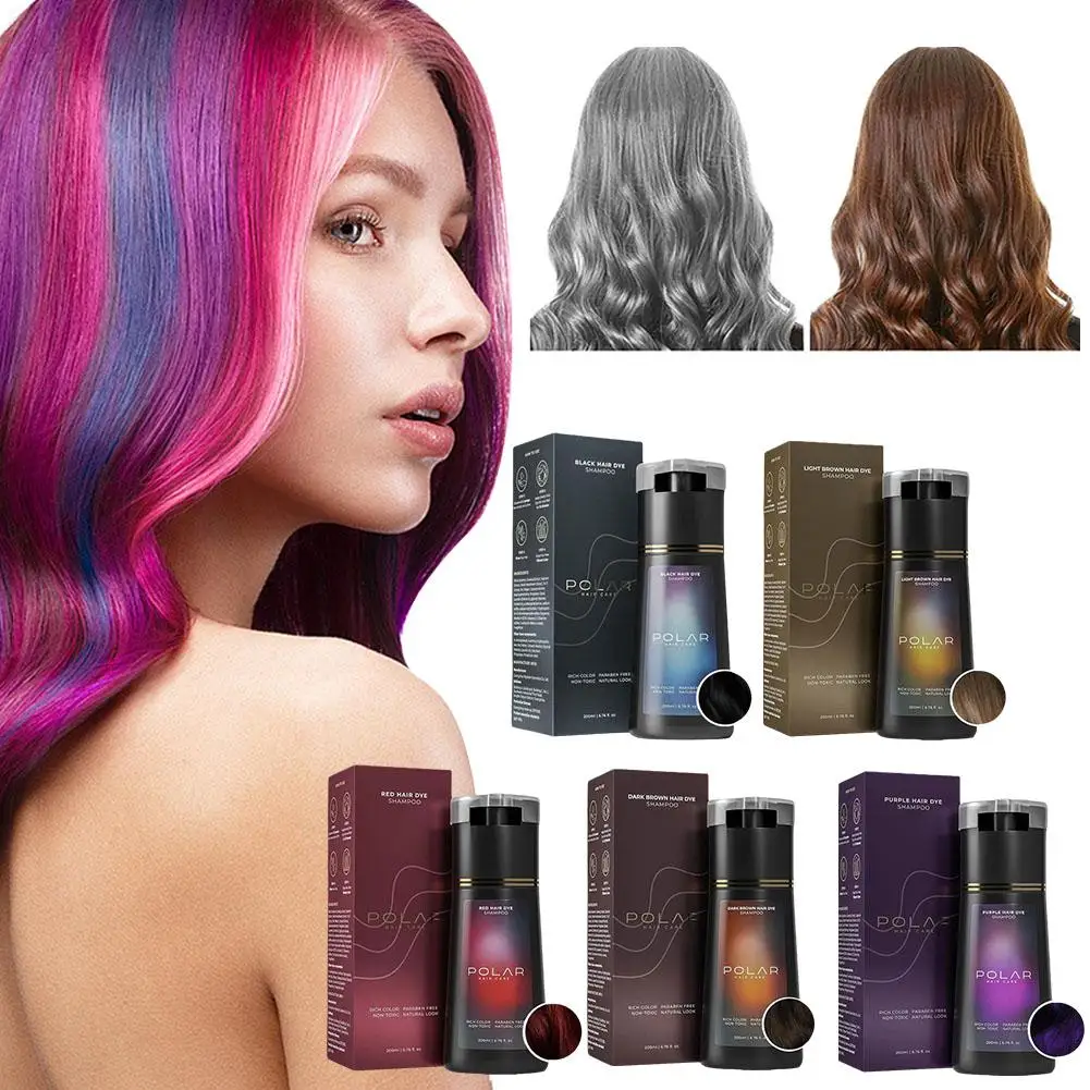 Hair Spray Color - Набор шампуня для окрашивания волос Multi-Shade
