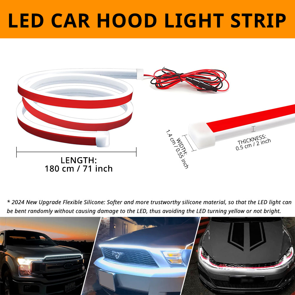 71-дюймовая белая светодиодная – обзор и цена Led El Wire